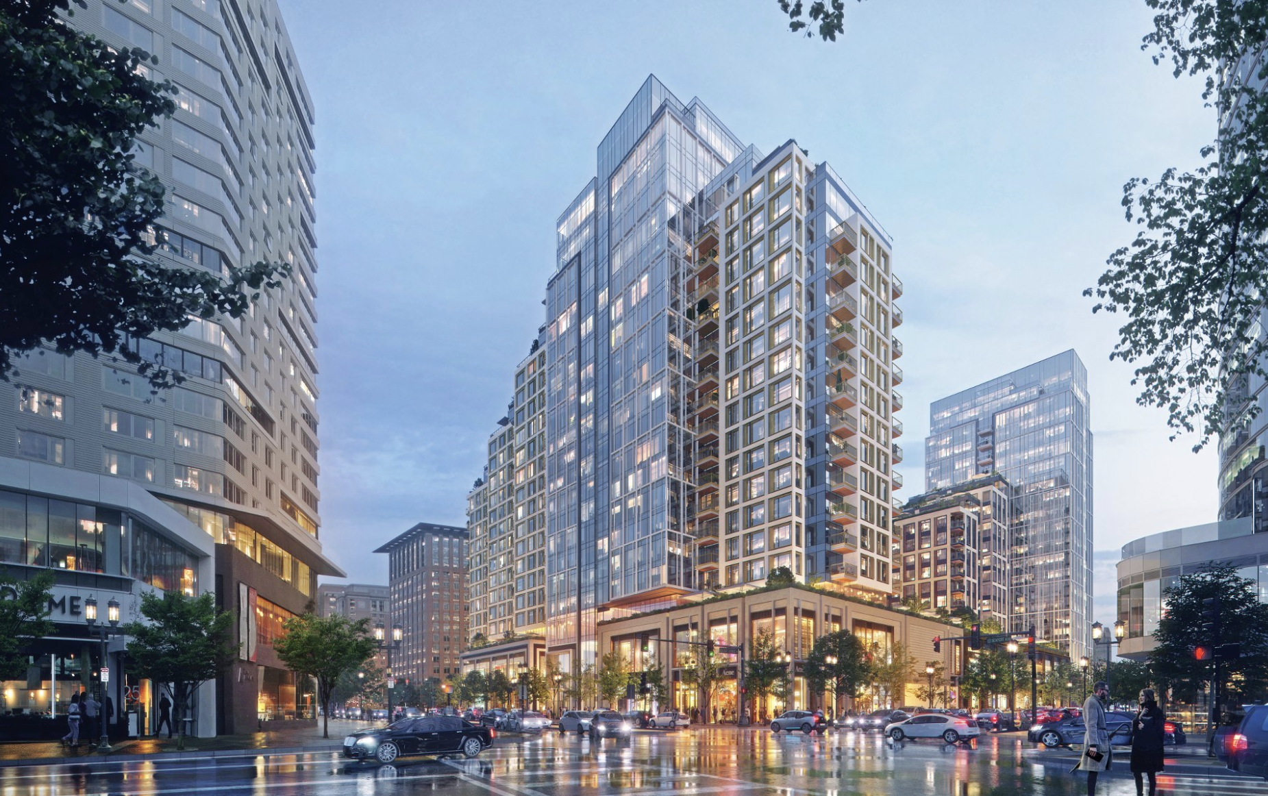 Boston Seaport mixed-use tower rendering
