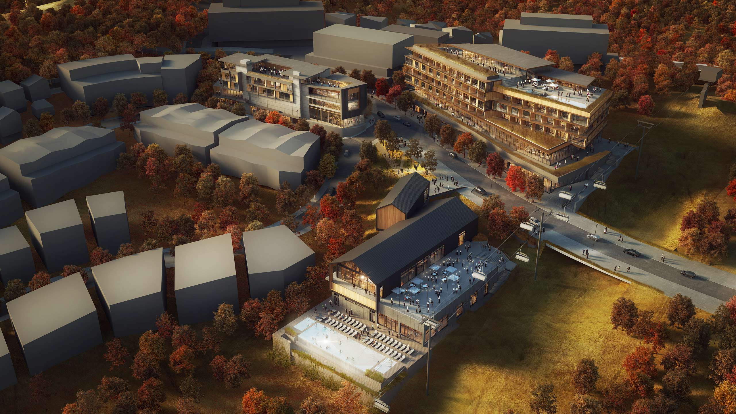 Summit Village resort development rendering